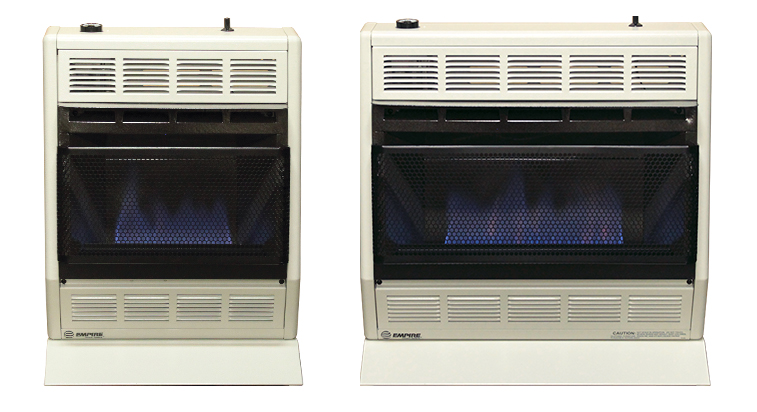 Efficient Vent-Free Heaters